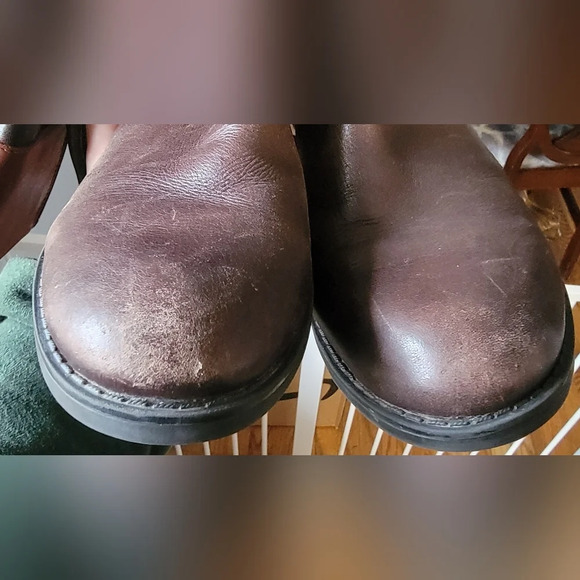 Franco Sarto Genuine Leather Tall Riding Style Calf Brown Knee Boots CYMA2 7.5 - Picture 9 of 10